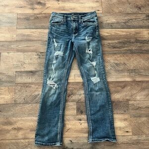 BKE Kids Distressed Blue Jeans